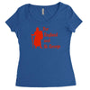 for england and st Women's Triblend Scoop T-shirt