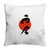Living in The Now Throw Pillow