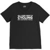 all i care about is cycling and maybe 3 people and food V-Neck Tee