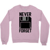 never forget floppy disk Crewneck Sweatshirt
