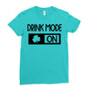 drink mode on Ladies Fitted T-Shirt