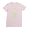 links lawn care Ladies Fitted T-Shirt
