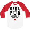 Girl Power Future Is Female 3/4 Sleeve Shirt