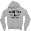 Property of Scofield, Fox River, State Penitentiary Zipper Hoodie