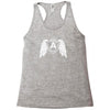 wings letter a Racerback Tank