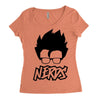 nerds Women's Triblend Scoop T-shirt