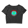 question your thinking flowy crop Crop Top