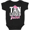 tan legged juliet Baby Bodysuit