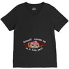 July Peeking Out Baby Girl V-Neck Tee