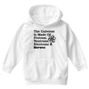 The Universe Is Made Of Protons, Neutrons, Electrons, Morons Youth Hoodie