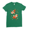 space fox Ladies Fitted T-Shirt