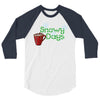 snowy days 3/4 Sleeve Shirt