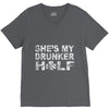 she's my drunker helf V-Neck Tee