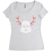 darth vader reindeer Women's Triblend Scoop T-shirt