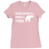 anything unrelated to elephants is irrelephant Ladies Fitted T-Shirt