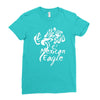mexican eagle Ladies Fitted T-Shirt