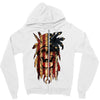 skull us flag Zipper Hoodie