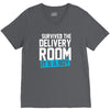 survived the delivery room it's a boy V-Neck Tee