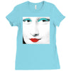 monalisa pop art Ladies Fitted T-Shirt