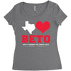 Texas Loves Beto Women's Triblend Scoop T-shirt