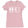 fishing   problem solved mens funny Ladies Fitted T-Shirt