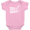 darth vader who's your daddy funny Baby Onesie