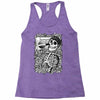boombox skull Racerback Tank