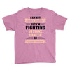 I am Not Super Woman But I'm Fighting Uterine Cancer So Close Enough Youth Tee