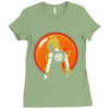 Goku Super Saiyan Dragon Ball 4 star Ladies Fitted T-Shirt
