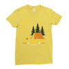 Total Solar Eclipse Camp Ladies Fitted T-Shirt