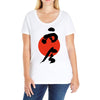 Living in The Now Ladies Curvy T-Shirt