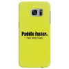 funny t shirt paddle faster. i hear banjo music rude tee offensive shi Samsung Galaxy S7 Edge