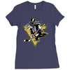 go! penguin go! Ladies Fitted T-Shirt
