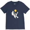 Night Think V-Neck Tee