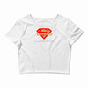 sancho el chorizo of steel Crop Top
