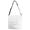 Mountains and Sun Adjustable Strap Totes