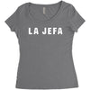 la jefa Women's Triblend Scoop T-shirt