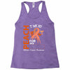 wear peach for  my [you can write any name] Racerback Tank
