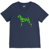 boxer leaf V-Neck Tee
