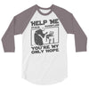 help me stack overflow youre myo nly hope 3/4 Sleeve Shirt