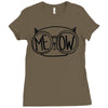 meow cat Ladies Fitted T-Shirt