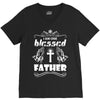 I Am One Blessed Father V-Neck Tee