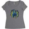 neighbour impressions Women's Triblend Scoop T-shirt