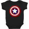 captain america Baby Bodysuit