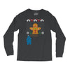 cookie monster gingerbread man ugly christmas sweater Long Sleeve Shirts