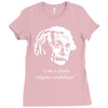 albert einstein's non believer Ladies Fitted T-Shirt
