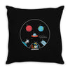 Space Lie Throw Pillow