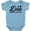Dogs Because People Suck Baby Bodysuit