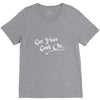 get your geek on white type tee V-Neck Tee