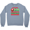 ocd obsessive christmas disorder Crewneck Sweatshirt